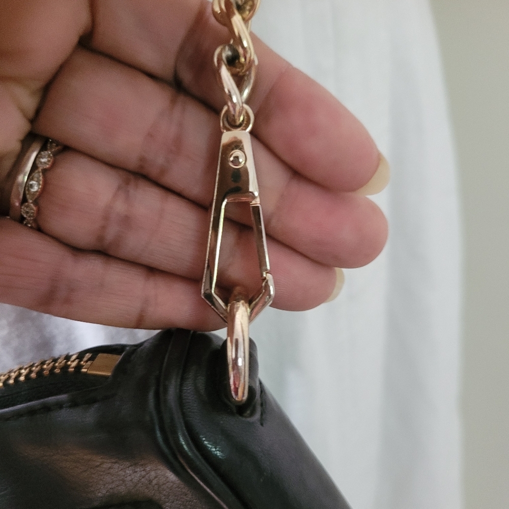Rebecca Minkoff MAC Black Leather Crossbody Bag - Picture 8 of 13